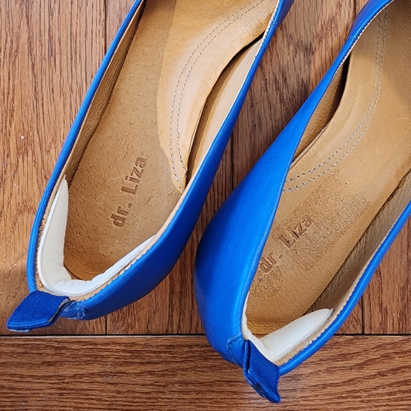 Dr. Liza ocean blue sneaker pumps sz 10M - Picture 8 of 11
